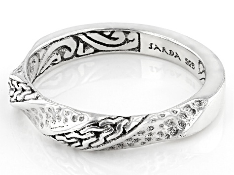 Sterling Silver Chainlink Band Ring