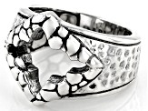 Silver "Keep Your Promises" Open Design Ring