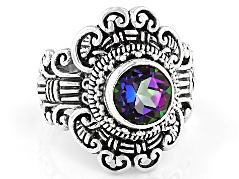 Odyssey Green™ Quartz Silver Ring 1.62ct