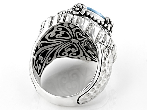 Blue Larimar Sterling Silver Ring - SRA5177 | JTV.com