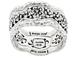 Silver "Sow Into Patience" Stackable Set of 3 Rings