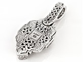 Silver "He's A Chain Breaker" Enhancer Pendant