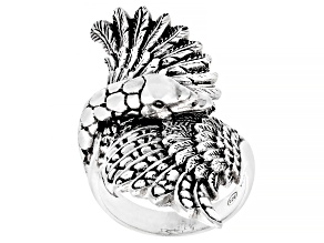 Sterling Silver "Fabulous Union" Swan Ring