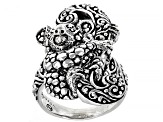 Silver "Pour Into Another" Koala Ring