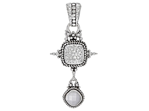 White Mother-of-Pearl Sterling Silver Pendant