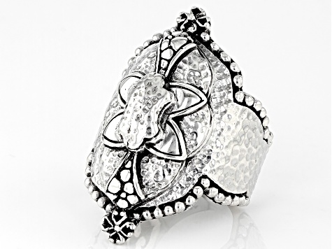 Silver "Let Him Transform You" Ring