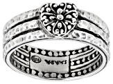 Silver "Filled My Heart" Stack Ring