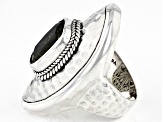 Olive Quartz Sterling Silver Ring 5.70ct