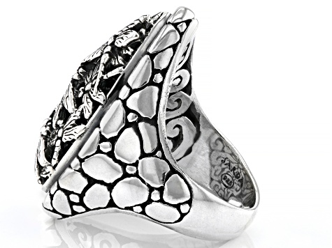 Silver "Changed Inside Out" Dragonfly Ring