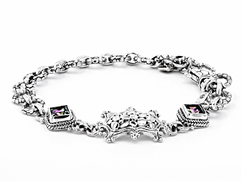 Bali Crush™ Topaz Silver Watermark Bracelet 2.30ctw