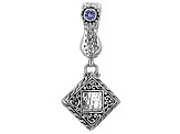 Blue Tanzanite Silver Enhancer Pendant .20ct