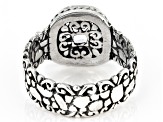 White Quartz Silver Ring 1.85ct