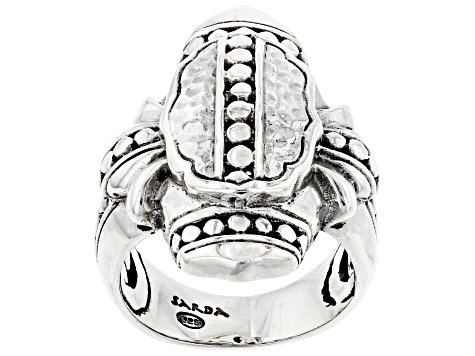 Silver "Trust Him In Everything" Ring