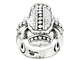 Silver "Trust Him In Everything" Ring