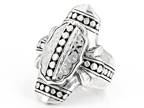 Silver "Trust Him In Everything" Ring