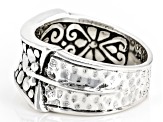 Silver "Unashamed Dependence" Ring