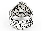 Green Prasiolite Sterling Silver Ring 3.35ct