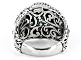 Blue Amazonite Silver Ring