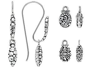 Silver Tree of Life, Jawan, and Janyl Adair Set of 3 Earrings