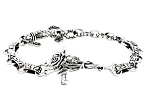 Silver "Humbled By His Majesty" Bracelet