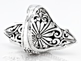 Lavender Lab Created Opal Quartz Doublet Silver Ring 1.28ct