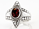 Red Madeira Citrine Silver Ring .97ct