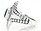 Red Madeira Citrine Silver Ring .97ct