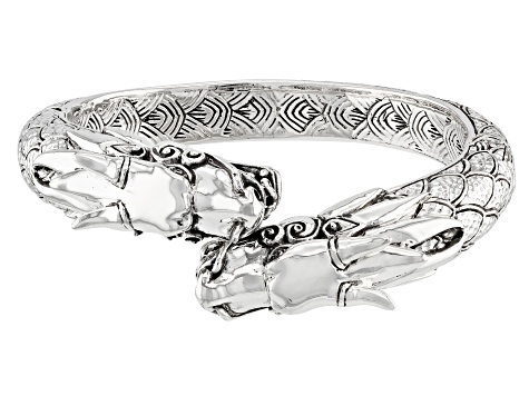 Silver "You Love the Best and Worst in Me"  Cuff Bracelet