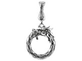 Silver "You Love the Best and Worst in Me" Enhancer Pendant