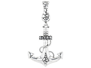 Silver "Anchor To My Soul" Watermark Enhancer Pendant