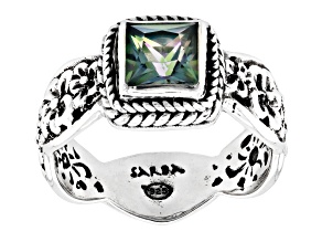 Bali Crush™ Topaz Silver Frangipani Ring 1.15ct