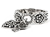 Sterling Silver Frangipani Charm Ring