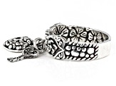Sterling Silver Frangipani Charm Ring