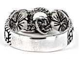 Sterling Silver Frangipani Charm Ring