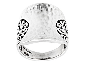 Sterling Silver Hammered Ring