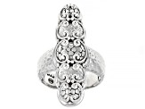 Sterling Silver "Steps Of Faith" Elongated Ring