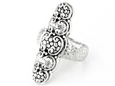 Sterling Silver "Steps Of Faith" Elongated Ring