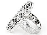 Sterling Silver "Steps Of Faith" Elongated Ring