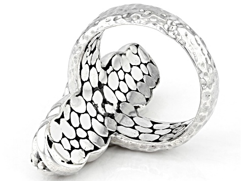 Sterling Silver "Steps Of Faith" Elongated Ring