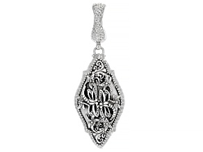 Sterling Silver Dragonfly Enhancer Pendant