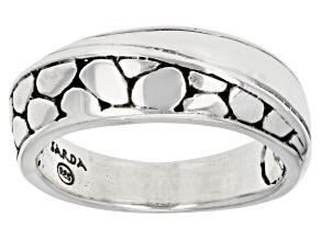 Sterling Silver Watermark Band Ring