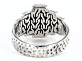 Silver "Steps To Faith" Hammered Ring