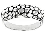 Silver Watermark Band Ring