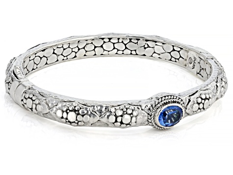 Royal Bali Blue™ Topaz Silver Bracelet 2.04ct - SRA6758 | JTV.com
