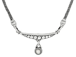 Cultured Freshwater Pearl Silver Necklace