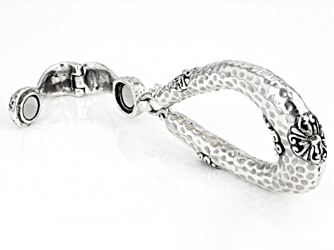 Sterling Silver Hammered Enhancer Pendant
