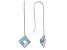 Sky Blue Topaz Rhodium Over Sterling Silver Earrings 2.47ctw
