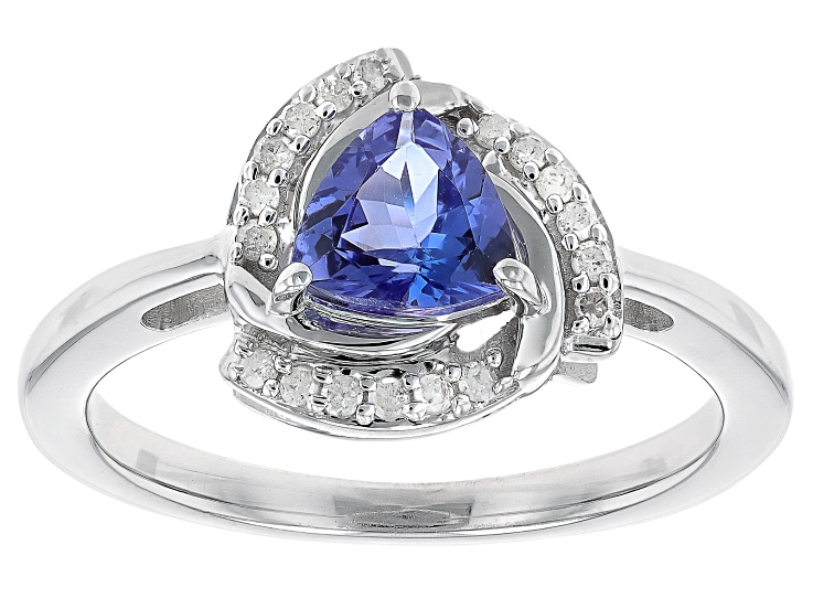 Tanzanite Engagement Ring - Trillion Cut | Jewelry By Johan