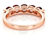 Color Change Garnet 18k Rose Gold Over Sterling Silver Ring 1.53ctw