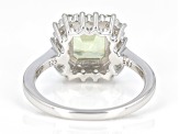 Canary Apatite Rhodium Over Sterling Silver Ring 1.88ctw